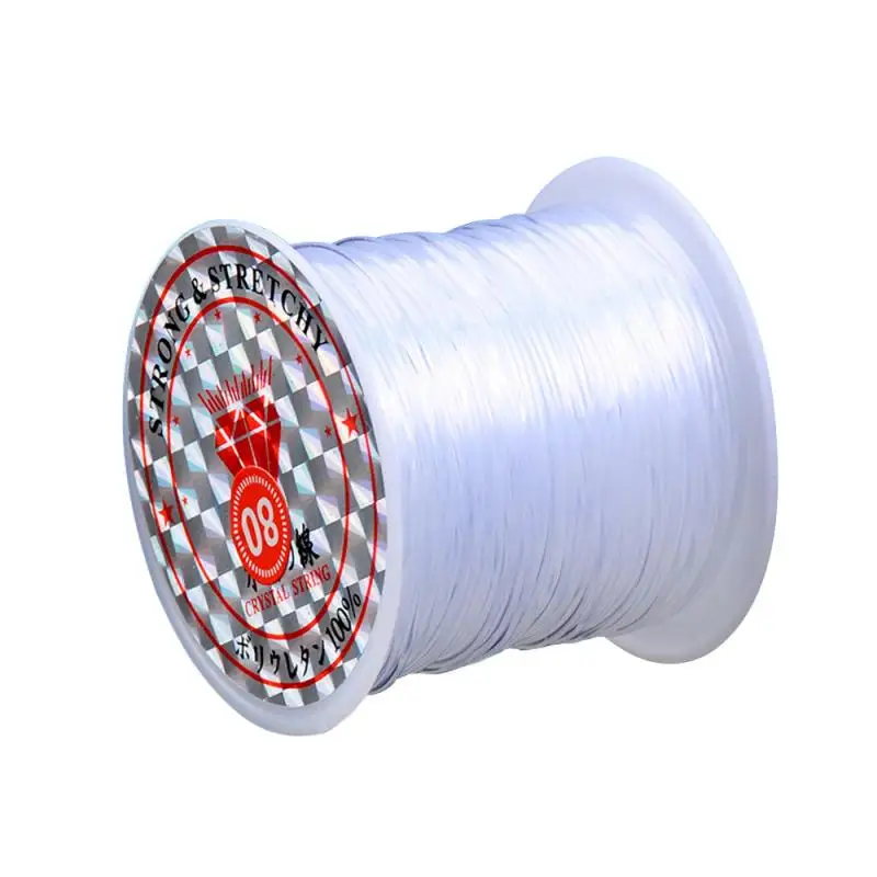 0.8mm 25M/Roll DIY Beaded Transparent Plastic Manual Cord Crystal Rope No Elasticity Line For Bracelet Making Fishing Wire New
0.8mm 25M/Roll DIY Beaded Transparent Plastic Manual Cord Crystal Rope No Elasticity Line For Bracelet Making Fishing Wire New