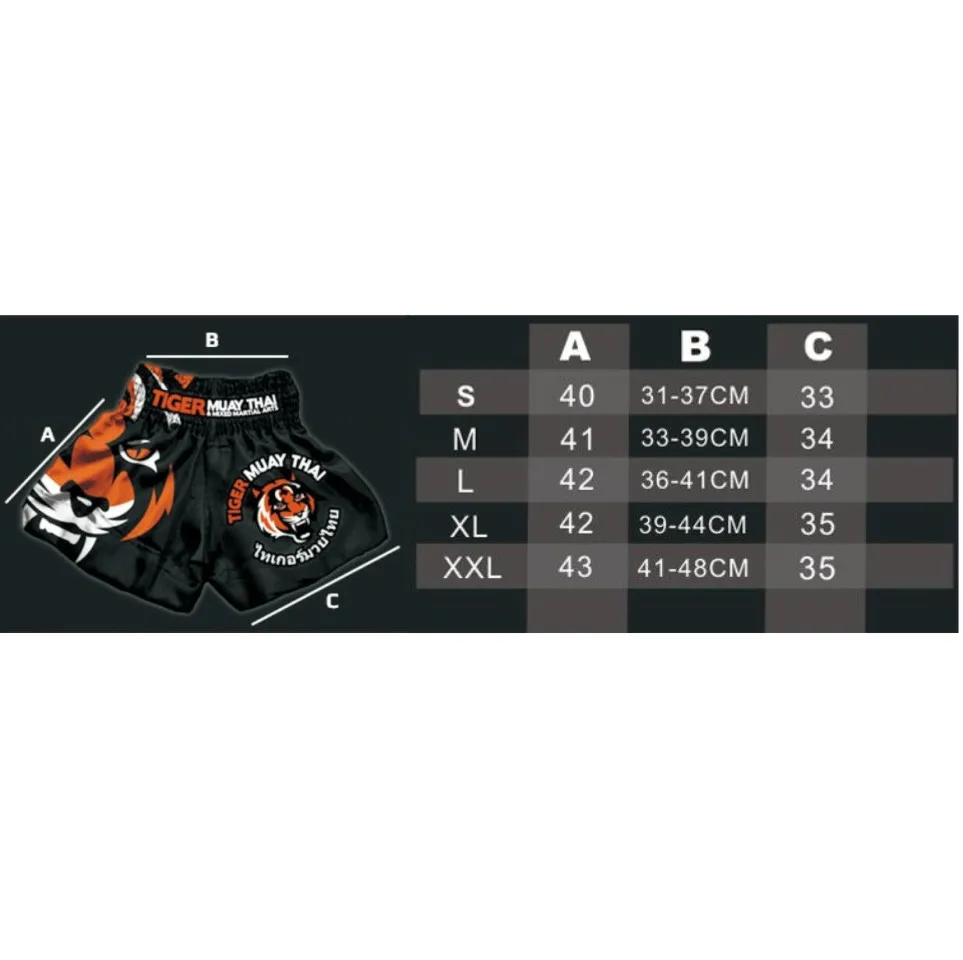 SUOTF MMA Tiger Муай Тай Бокс матч Санда тренировочные дышащие Шорты одежда тайская