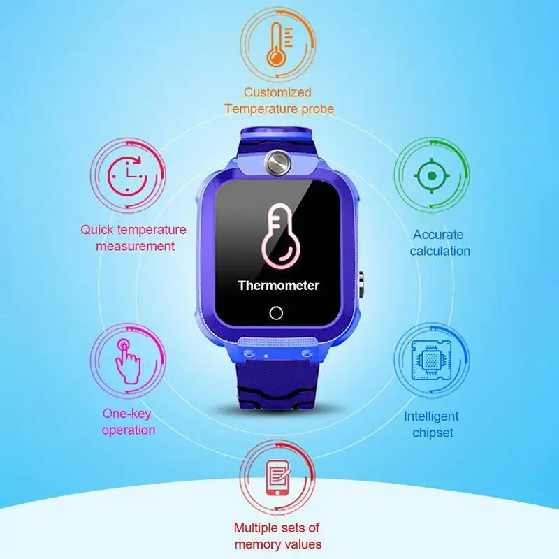 Boby Temperature monitor Kids Smart Watch for children SOS Antil-lost Waterproof Smartwatch Clock Location Tracker watches
Boby Temperature monitor Kids Smart Watch for children SOS Antil-lost Waterproof Smartwatch Clock Location Tracker watches