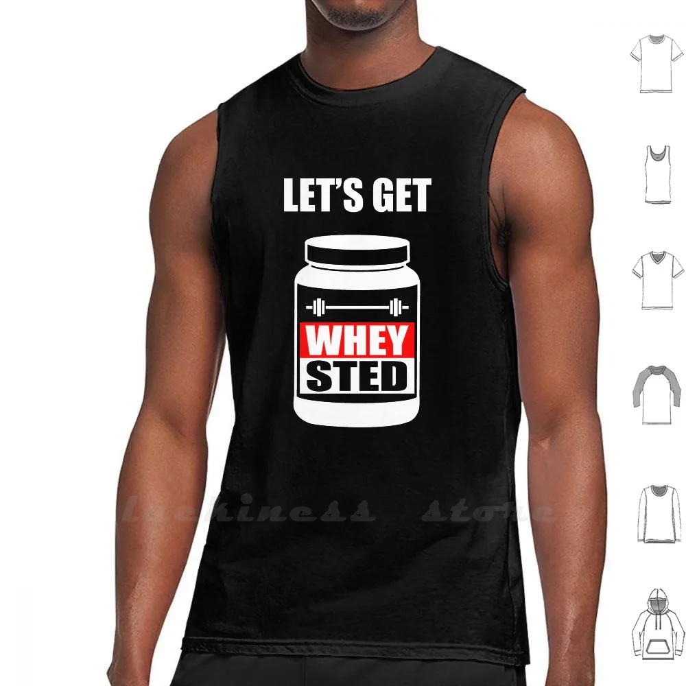 Смешные тренировочные майки для бодибилдинга Let's Get Whey Протеиновый Топ жилет без рукавов сыворотка позволяет получить сыворотку
Смешные тренировочные майки для бодибилдинга Let's Get Whey Протеиновый Топ жилет без рукавов сыворотка позволяет получить сыворотку