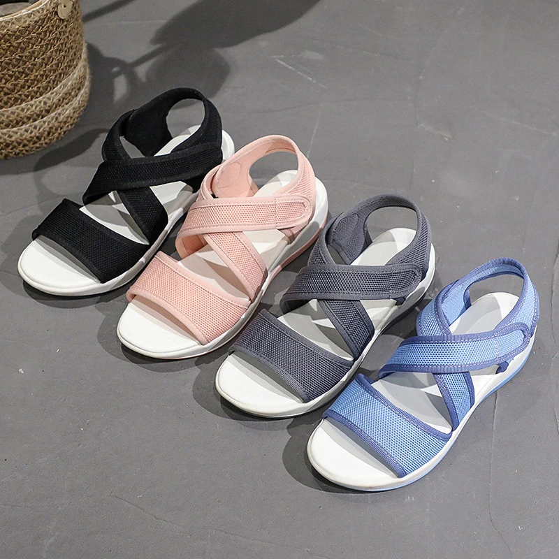 Women's Fish Mouth Flat Sandals Fashion Cross-belt Breathable Sports Beach Shoes
Women's Fish Mouth Flat Sandals Fashion Cross-belt Breathable Sports Beach Shoes