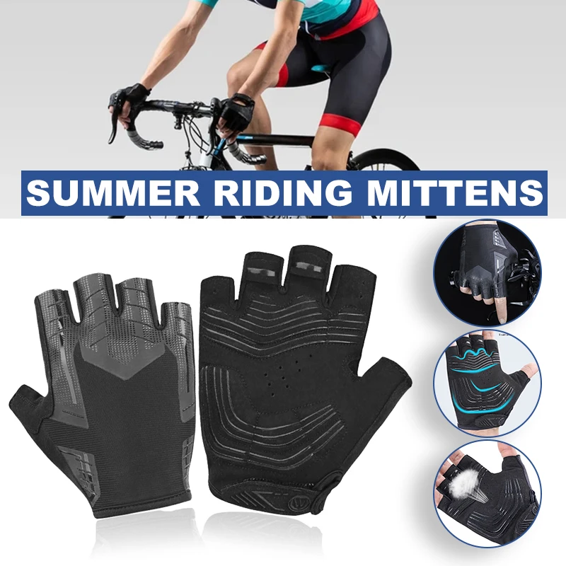 Non-slip Half Finger Gloves with Wrist Wrap Support Padded Fitness Short Open Finger Glove for Riding Sports Summer PSEN999
Non-slip Half Finger Gloves with Wrist Wrap Support Padded Fitness Short Open Finger Glove for Riding Sports Summer PSEN999