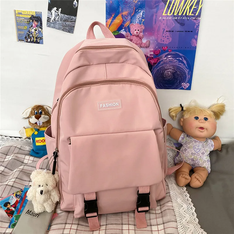 Harajuku School Bags Teenager Girls Backpack Women Pink Nylon Schoolbag 2021 New
Harajuku School Bags Teenager Girls Backpack Women Pink Nylon Schoolbag 2021 New