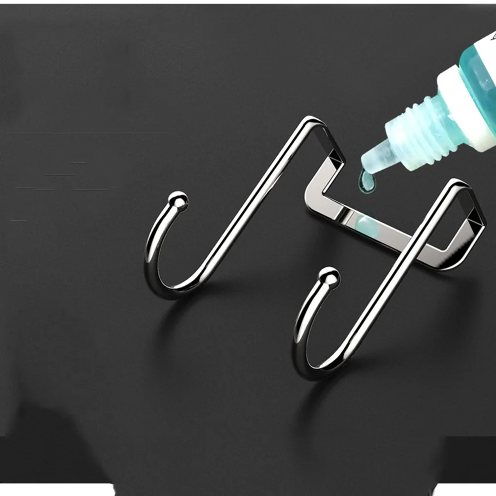 2 Pack Over Cabinet Door Double Hooks Strong Stainless Steel Multiple Use Shaped Hanging Over The Door Hooks Use for Kitchen
2 Pack Over Cabinet Door Double Hooks Strong Stainless Steel Multiple Use Shaped Hanging Over The Door Hooks Use for Kitchen
