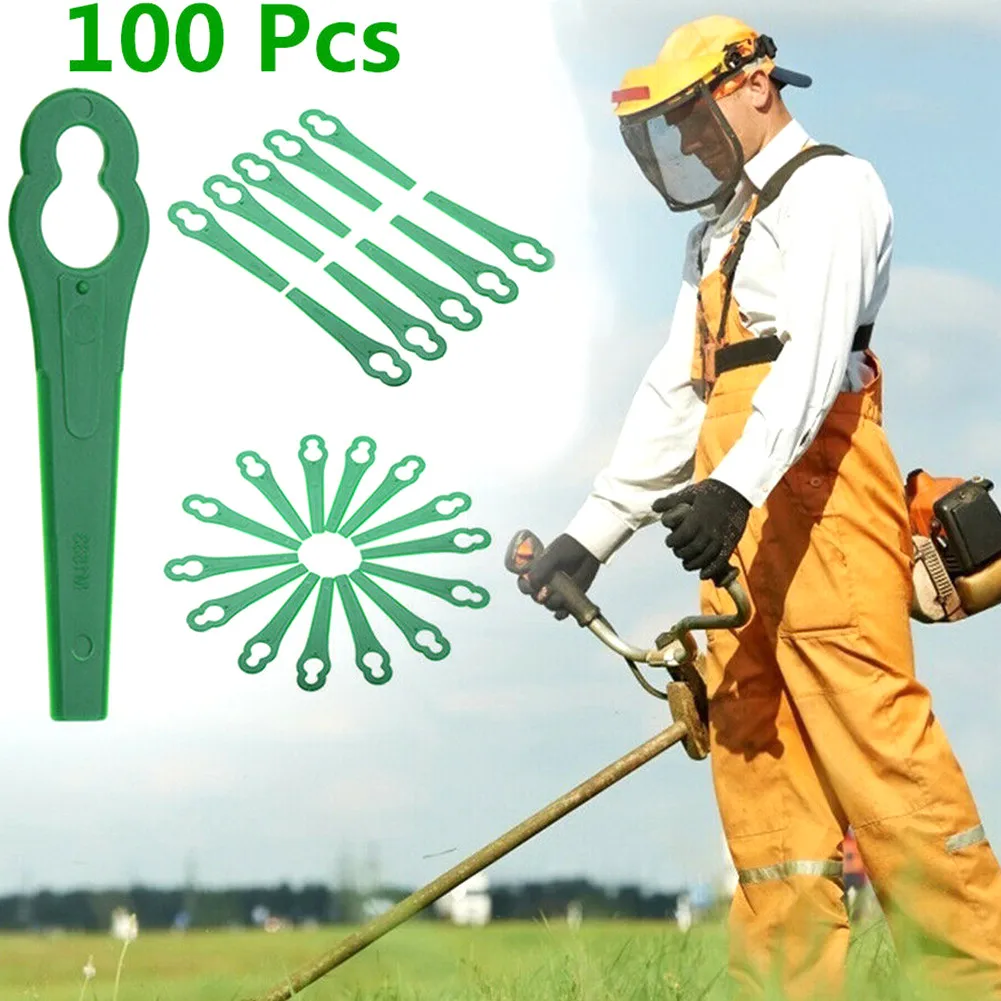 100 Pcs Grass Cutter Blades Plastic Replacenment Fittings For Cordless Grass Trimmer Lawn Mower Accessories
100 Pcs Grass Cutter Blades Plastic Replacenment Fittings For Cordless Grass Trimmer Lawn Mower Accessories