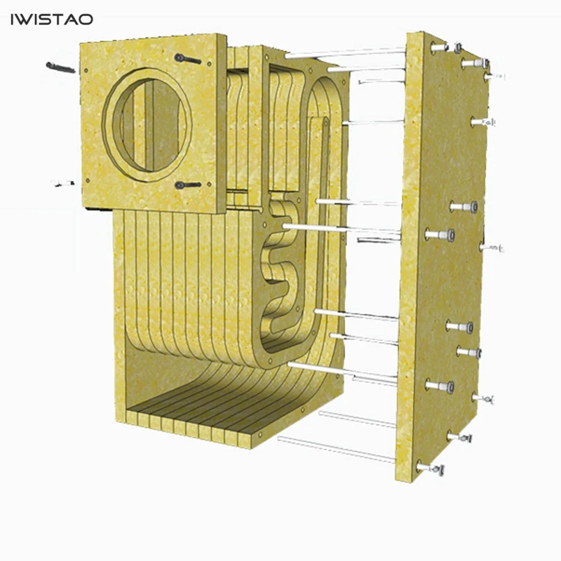 Полный диапазон динамиков IWISTAO HIFI 4 ~ 6 дюймов наборы пустых шкафов 1 пара
