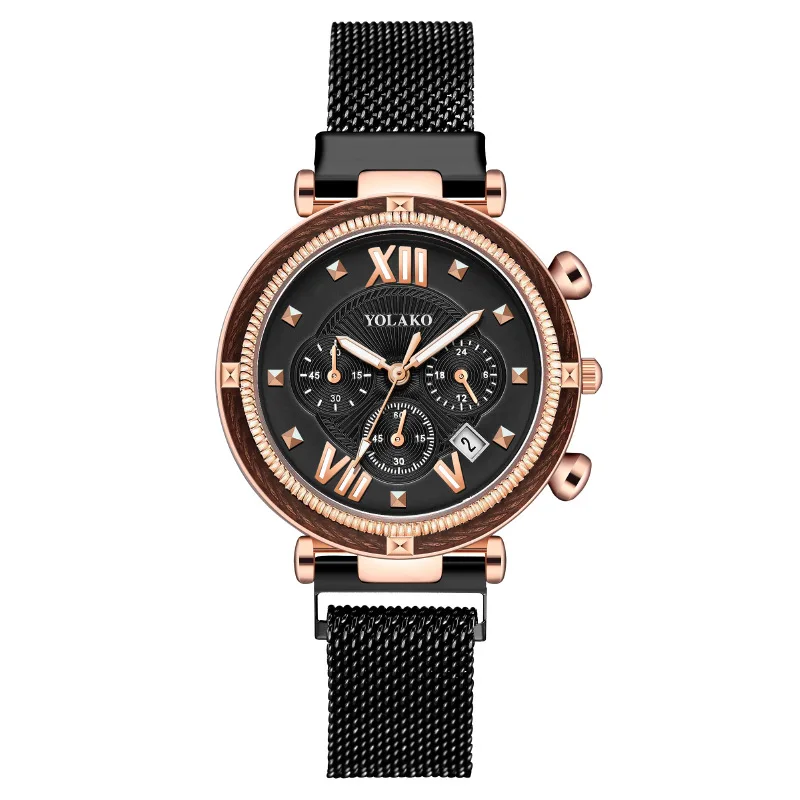 Women Watches Ladies Rosy Gold Mesh Magnet Quartz Watch Women Calendar Casual Dress Watches For Gifts Relogio Feminino Hot Clock
Women Watches Ladies Rosy Gold Mesh Magnet Quartz Watch Women Calendar Casual Dress Watches For Gifts Relogio Feminino Hot Clock