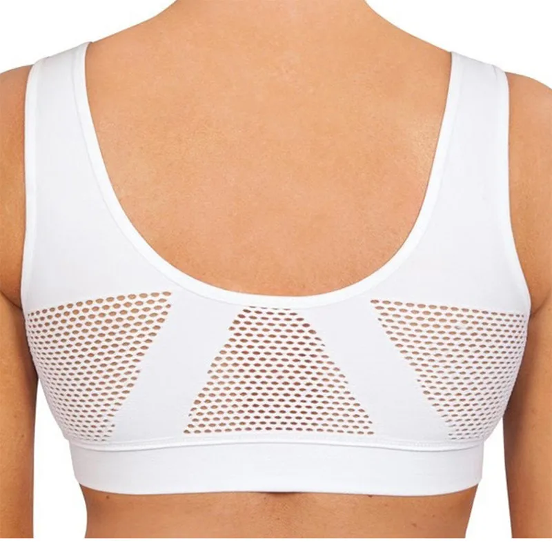 CAIDA Women New Design Comfort Aire Bra Hollow Mesh Breathable Yoga Underwear Shockproof Sports Support Fitness Bras
CAIDA Women New Design Comfort Aire Bra Hollow Mesh Breathable Yoga Underwear Shockproof Sports Support Fitness Bras