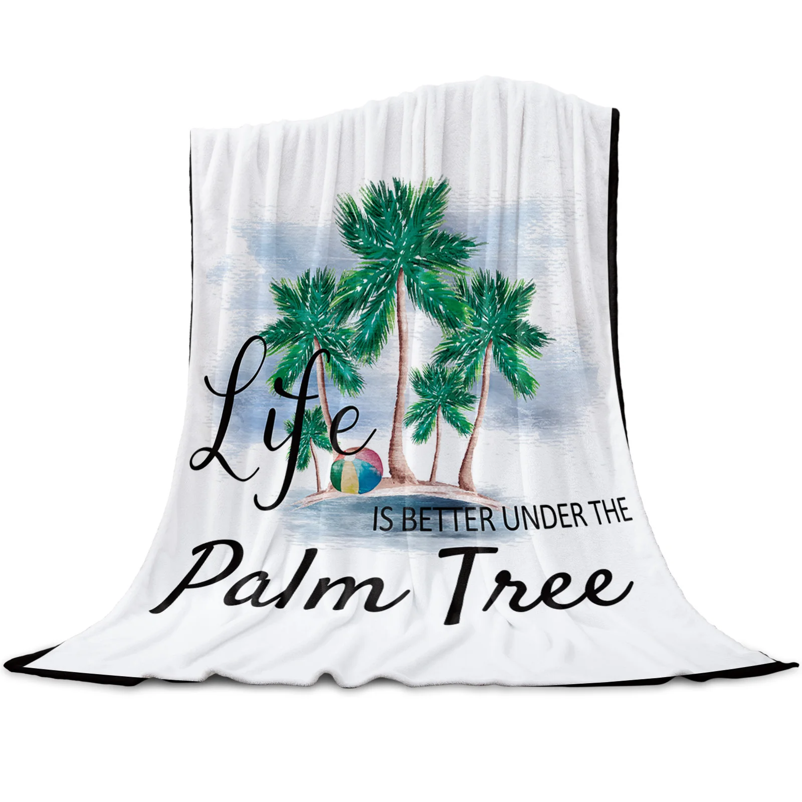 Summer Tropical Palm Tree Blankets for Beds Home Bedspread Travel Flannel Blanket Throw Blanket for Sofa
Summer Tropical Palm Tree Blankets for Beds Home Bedspread Travel Flannel Blanket Throw Blanket for Sofa