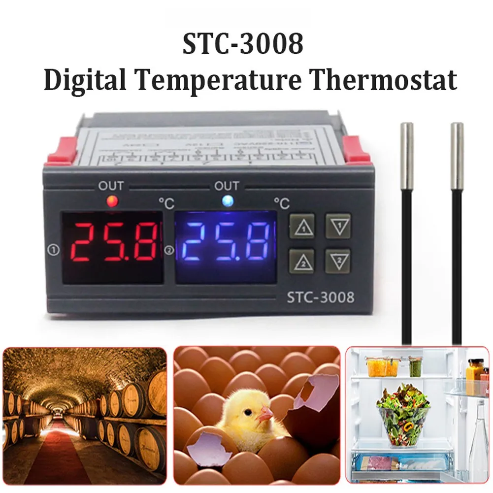 Цифровой телефон, телефон с подогревом 55 °C ~ 120 °C, охлаждение фермы, охлаждение, охлаждение, аквариум, светодиодный дисплей, термостат
Цифровой телефон, телефон с подогревом 55 °C ~ 120 °C, охлаждение фермы, охлаждение, охлаждение, аквариум, светодиодный дисплей, термостат