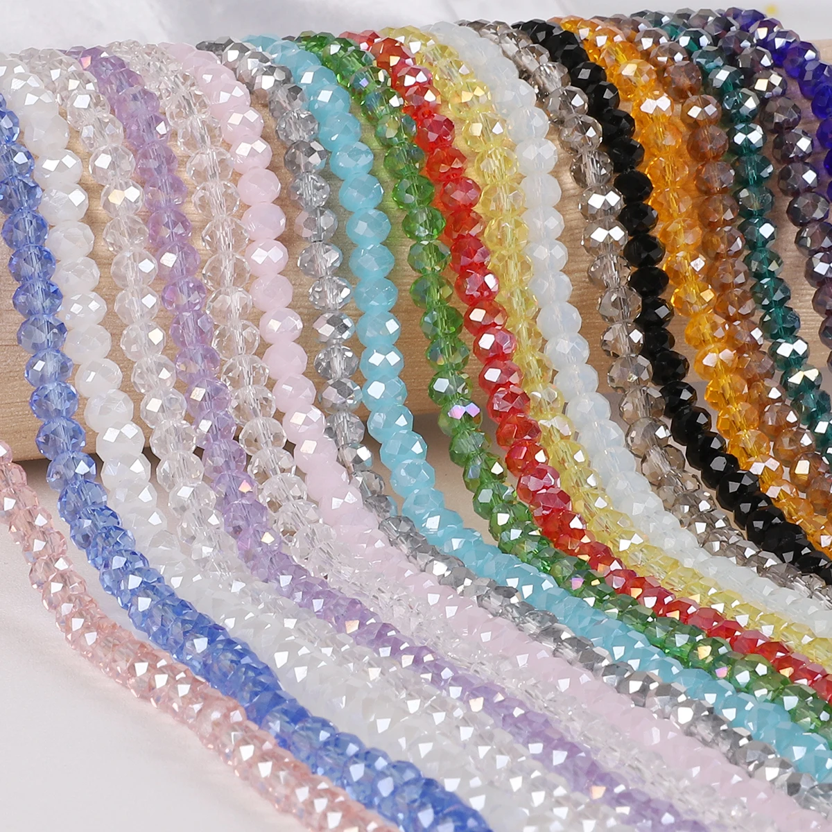 48 Faceted Round Glass Beads for Bracelet Making,Women DIY Jewelry Colorful Crystal Beads Wholesale 1 Strands/Lot
48 Faceted Round Glass Beads for Bracelet Making,Women DIY Jewelry Colorful Crystal Beads Wholesale 1 Strands/Lot