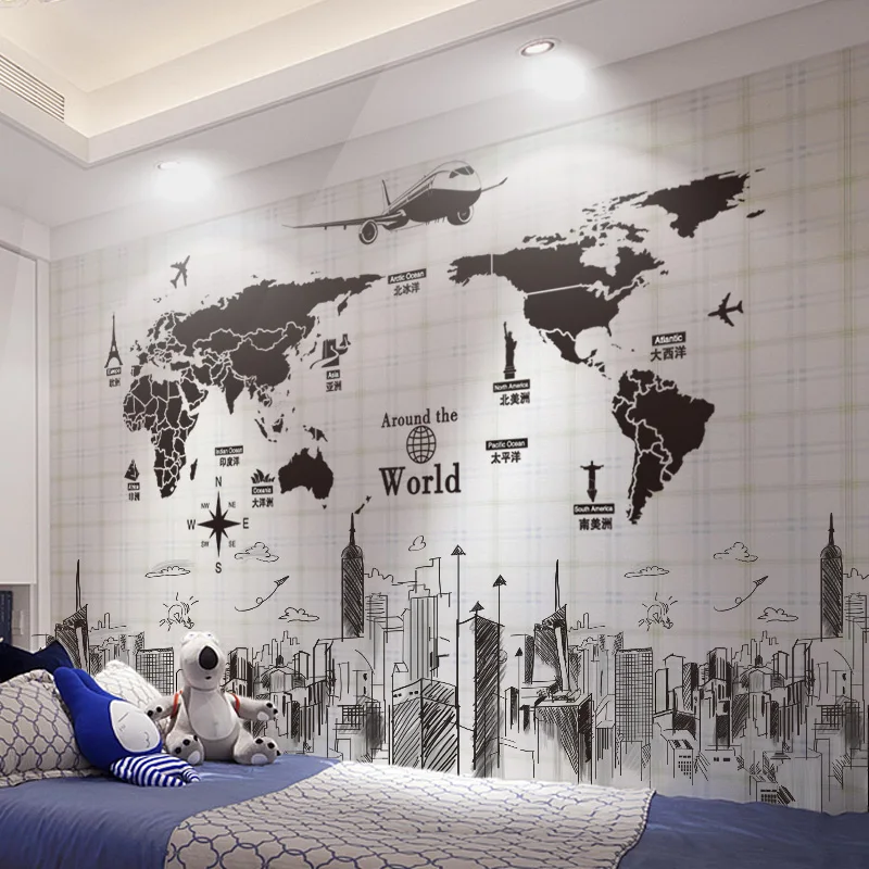 3DThree-Dimensional Wall Stickers Wall Bedroom Background Wall Decorative Room Layout Poster Dormitory Wallpaper Self-Adhesive
3DThree-Dimensional Wall Stickers Wall Bedroom Background Wall Decorative Room Layout Poster Dormitory Wallpaper Self-Adhesive