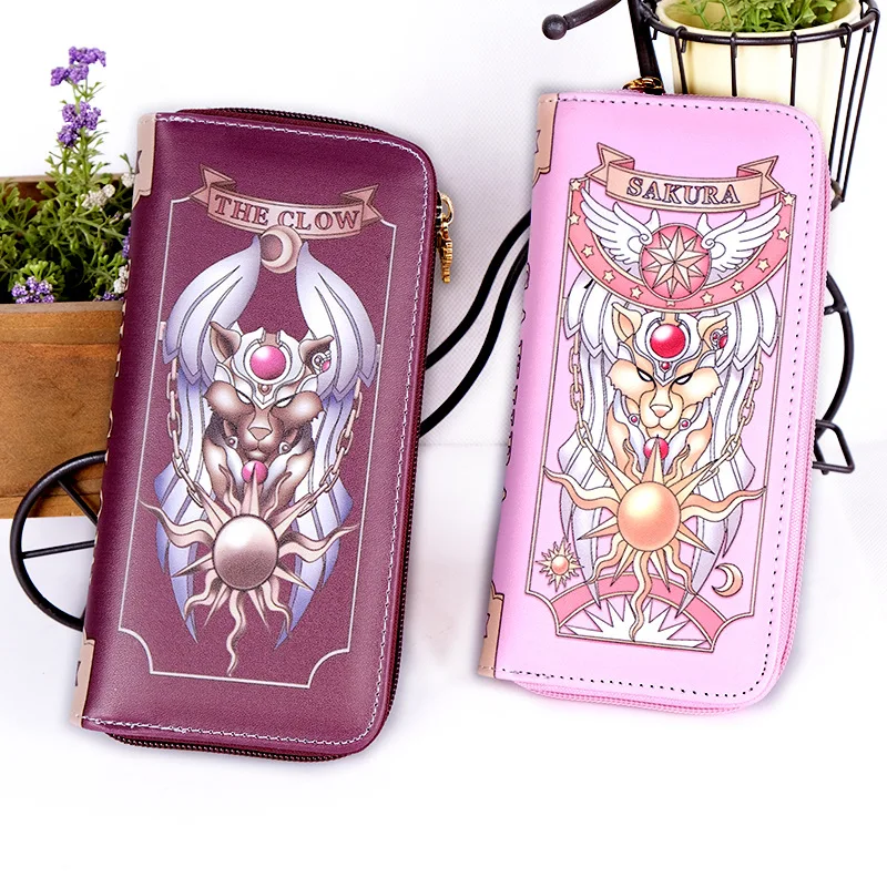 2 Colors Cosplay Anime Card Captor Sakura The Clow card Bag Wallet Long Women Purse Action Figure PU Leather Zipper Money Holder
2 Colors Cosplay Anime Card Captor Sakura The Clow card Bag Wallet Long Women Purse Action Figure PU Leather Zipper Money Holder
