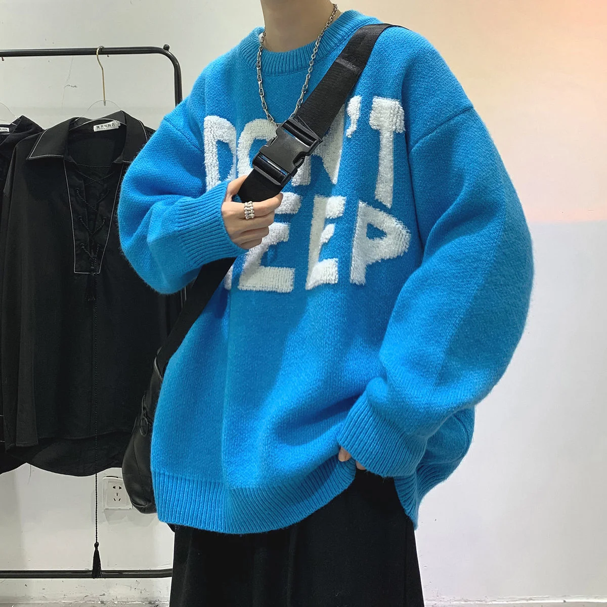 Privathinker Multicolor Letter Towel Embroidered Sweaters Harajuku Oversized O-neck Men's Jumpers Fashion Knitted Streetwear
Privathinker Multicolor Letter Towel Embroidered Sweaters Harajuku Oversized O-neck Men's Jumpers Fashion Knitted Streetwear