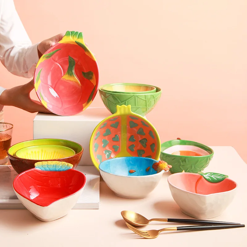 Japanese ceramic cute hand-painted fruit tableware salad bowl rice bowl ceramic soup bowl ice cream bowl vegetable bowl 
Japanese ceramic cute hand-painted fruit tableware salad bowl rice bowl ceramic soup bowl ice cream bowl vegetable bowl