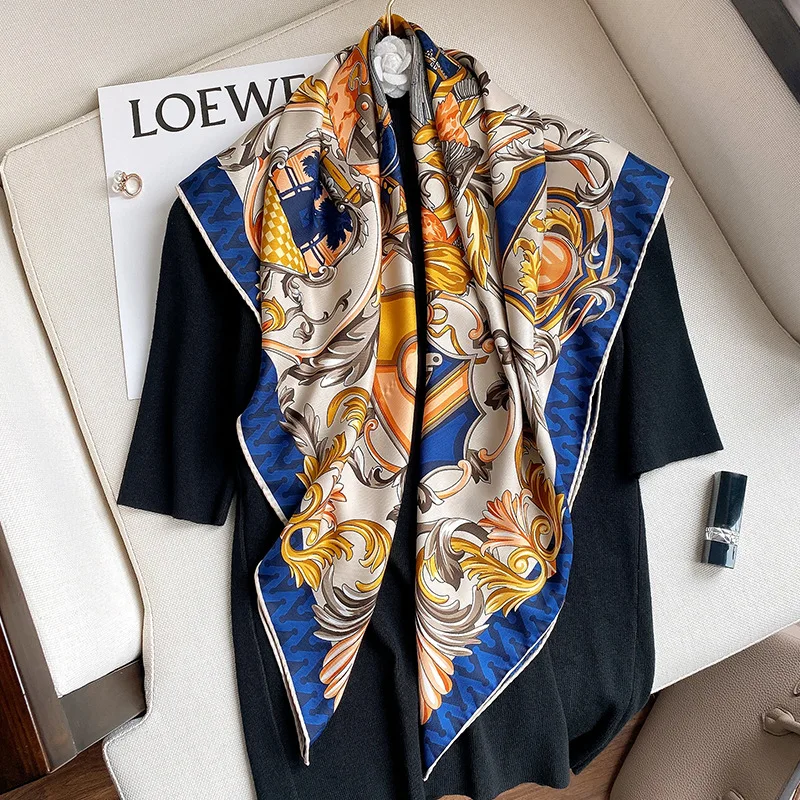 2022 Fashion Flowers Scarves Women's Folar Classic Geometric Totem Scarves 90x90cm Square Scarves Muslim Headscarves
2022 Fashion Flowers Scarves Women's Folar Classic Geometric Totem Scarves 90x90cm Square Scarves Muslim Headscarves