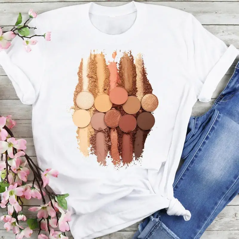 Футболки, модный тренд для макияжа, Милая женская летняя одежда с коротким рукавом, футболки, топы с принтом, женская футболка с мультиплика...
Футболки, модный тренд для макияжа, Милая женская летняя одежда с коротким рукавом, футболки, топы с принтом, женская футболка с мультиплика...