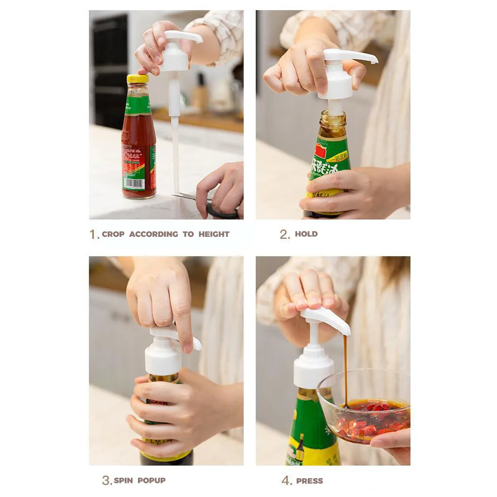 Syrup Bottle Nozzle Pressure Oil Sprayer Household Pumpp Push-type Bottle Caps Liquor Spirit Pourer Dispenser Stopper Barware
Syrup Bottle Nozzle Pressure Oil Sprayer Household Pumpp Push-type Bottle Caps Liquor Spirit Pourer Dispenser Stopper Barware