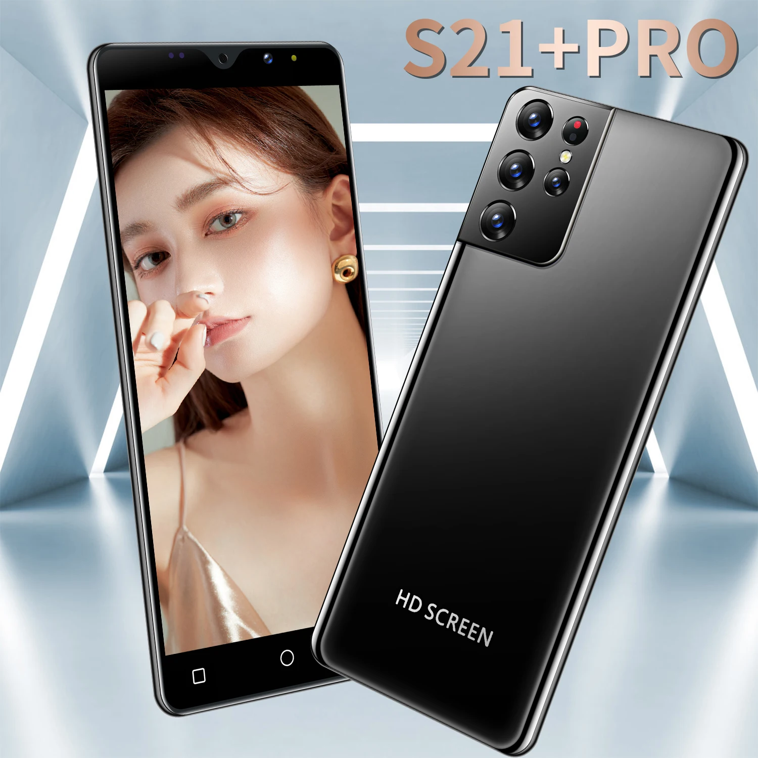 2021 New Global Version 6.3inch S21+PRO Smartphone 6800mAh 16+32MP Dual SIM Mobilephone Face Unlock 8+256GB 5G Network Phone
2021 New Global Version 6.3inch S21+PRO Smartphone 6800mAh 16+32MP Dual SIM Mobilephone Face Unlock 8+256GB 5G Network Phone
