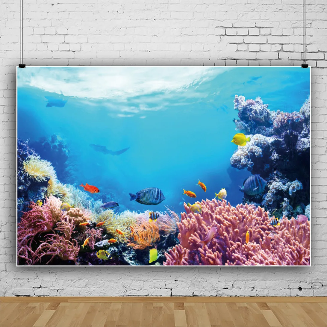 Blue Underwater World Background for Portrait Photography Party Decors Photographic Backdrops Photocall Studio
Blue Underwater World Background for Portrait Photography Party Decors Photographic Backdrops Photocall Studio