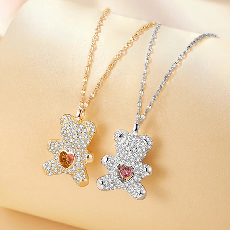 Bear Necklace for women Neck Chain Gold Silver Choker Stainless Steel Jewelry Pendant Cute Present Gift for Girl Free Shipping
Bear Necklace for women Neck Chain Gold Silver Choker Stainless Steel Jewelry Pendant Cute Present Gift for Girl Free Shipping