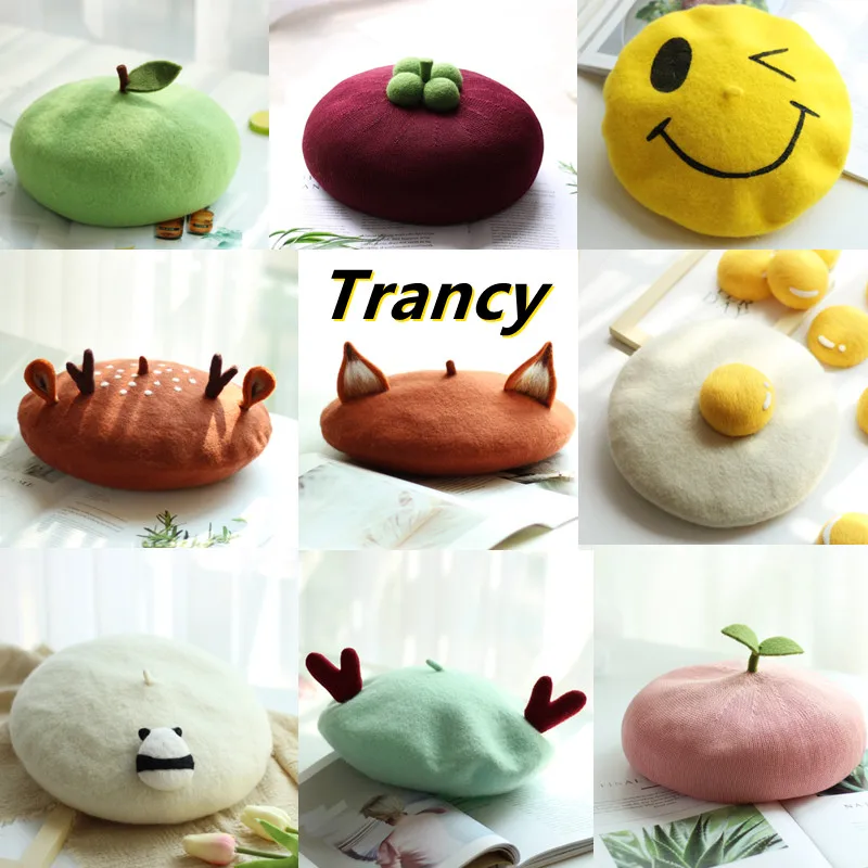 Green apple beret autumn and winter 2021 new Korean fruit pumpkin hat cute soft sister little leaf painter hat woolen beret
Green apple beret autumn and winter 2021 new Korean fruit pumpkin hat cute soft sister little leaf painter hat woolen beret