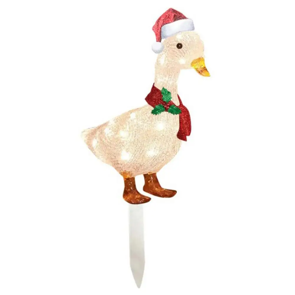 Light-up Duck Decor With Scarf And Christmas Hat Acrylic Duck Christmas Ornaments Lights Holiday Decoration Garden Stakes For
Light-up Duck Decor With Scarf And Christmas Hat Acrylic Duck Christmas Ornaments Lights Holiday Decoration Garden Stakes For
