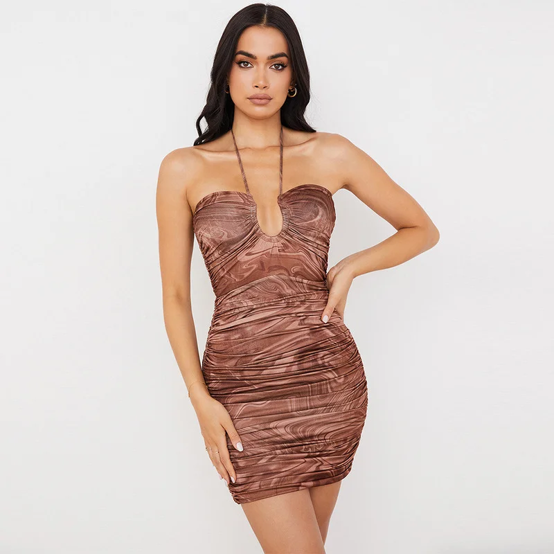 Women Sexy Bodycon Bandage Dress Lady Backless Wrap Pleated Ruched Mini Dress Short Party Summer Dress 2021 Vestido De Mujer
Women Sexy Bodycon Bandage Dress Lady Backless Wrap Pleated Ruched Mini Dress Short Party Summer Dress 2021 Vestido De Mujer