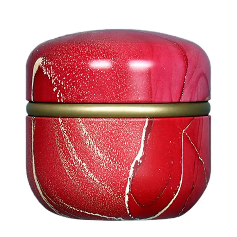 Small Round Tea Tin Cans 50g Scented Tea Universal Packaging Box Tinplate Box Portable Tea Caddies
Small Round Tea Tin Cans 50g Scented Tea Universal Packaging Box Tinplate Box Portable Tea Caddies