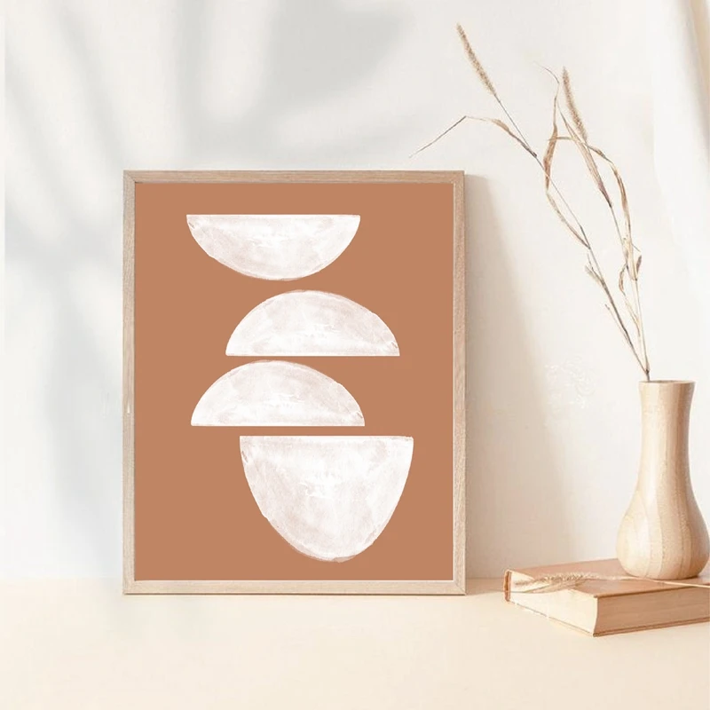 Abstract Terracotta Canvas Painting Geometric Mid Century Poster Prints Burnt Orange Wall Art Picture For Living Room Home Decor
Abstract Terracotta Canvas Painting Geometric Mid Century Poster Prints Burnt Orange Wall Art Picture For Living Room Home Decor