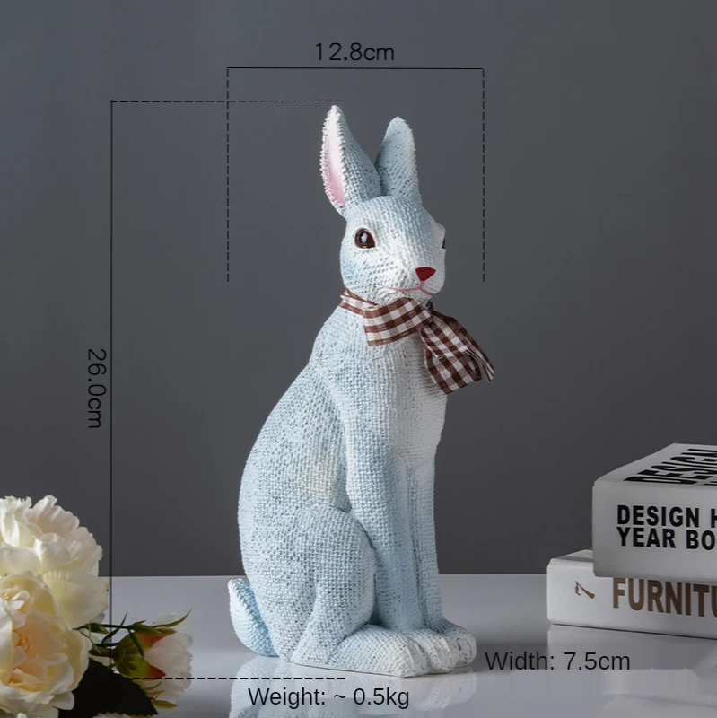 Garden Groceries Accessories Resin Ornament Bunny Furnishings Creative Morden Nordic Small Animal Table Decoration Figurine
Garden Groceries Accessories Resin Ornament Bunny Furnishings Creative Morden Nordic Small Animal Table Decoration Figurine