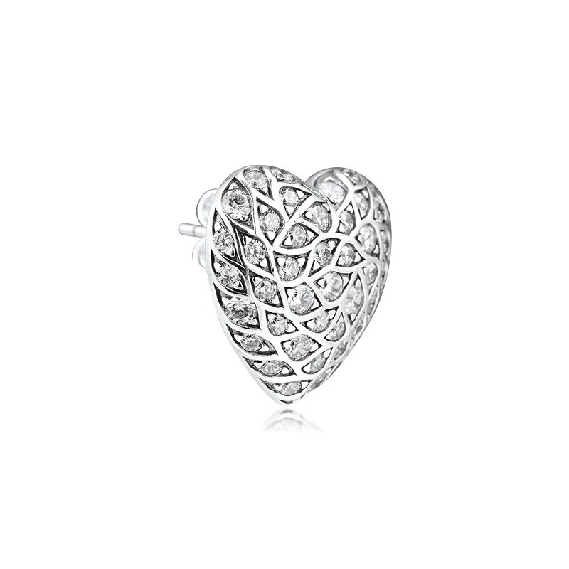 Earrings for women Sparkling Pattern Heart Stud Earring Pendientes Kolczyki Aretes de Mujer Brincos 925 Sterling Silver Jewelry
Earrings for women Sparkling Pattern Heart Stud Earring Pendientes Kolczyki Aretes de Mujer Brincos 925 Sterling Silver Jewelry