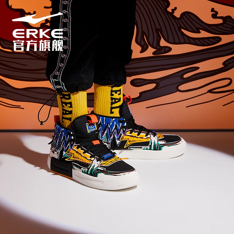 Hongxing Erke sports shoes men's 2021 winter new Qitan Korean casual shoes men's shoes thick soled high top board shoes
Hongxing Erke sports shoes men's 2021 winter new Qitan Korean casual shoes men's shoes thick soled high top board shoes