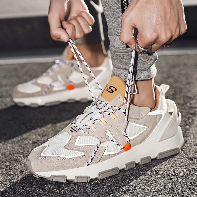 2021 Men's Fashion Sneakers Comfortable Breathable Light Joker Simple Leisure Shoes Rubber Damping Non-slip Running Shoes
2021 Men's Fashion Sneakers Comfortable Breathable Light Joker Simple Leisure Shoes Rubber Damping Non-slip Running Shoes