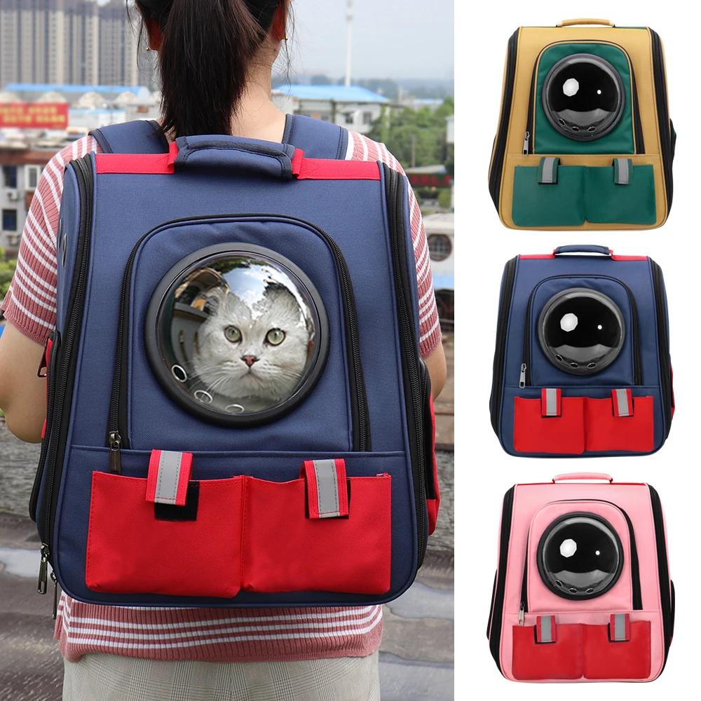 Pet Cat Backpack Breathable Cat Carrier Outdoor Pet Shoulder Bag For Small Dogs Cats Space Capsule Astronaut Travel Bag Portable
Pet Cat Backpack Breathable Cat Carrier Outdoor Pet Shoulder Bag For Small Dogs Cats Space Capsule Astronaut Travel Bag Portable