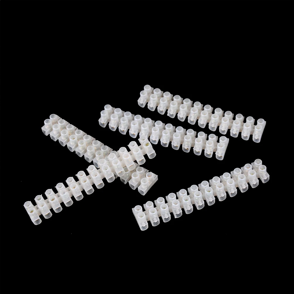 5pcs Barrier Screw Terminal Block Wire Connector Strip 3A 5A 10Amp For Electrical Wiring Household Use Accessories 12 Way
5pcs Barrier Screw Terminal Block Wire Connector Strip 3A 5A 10Amp For Electrical Wiring Household Use Accessories 12 Way
