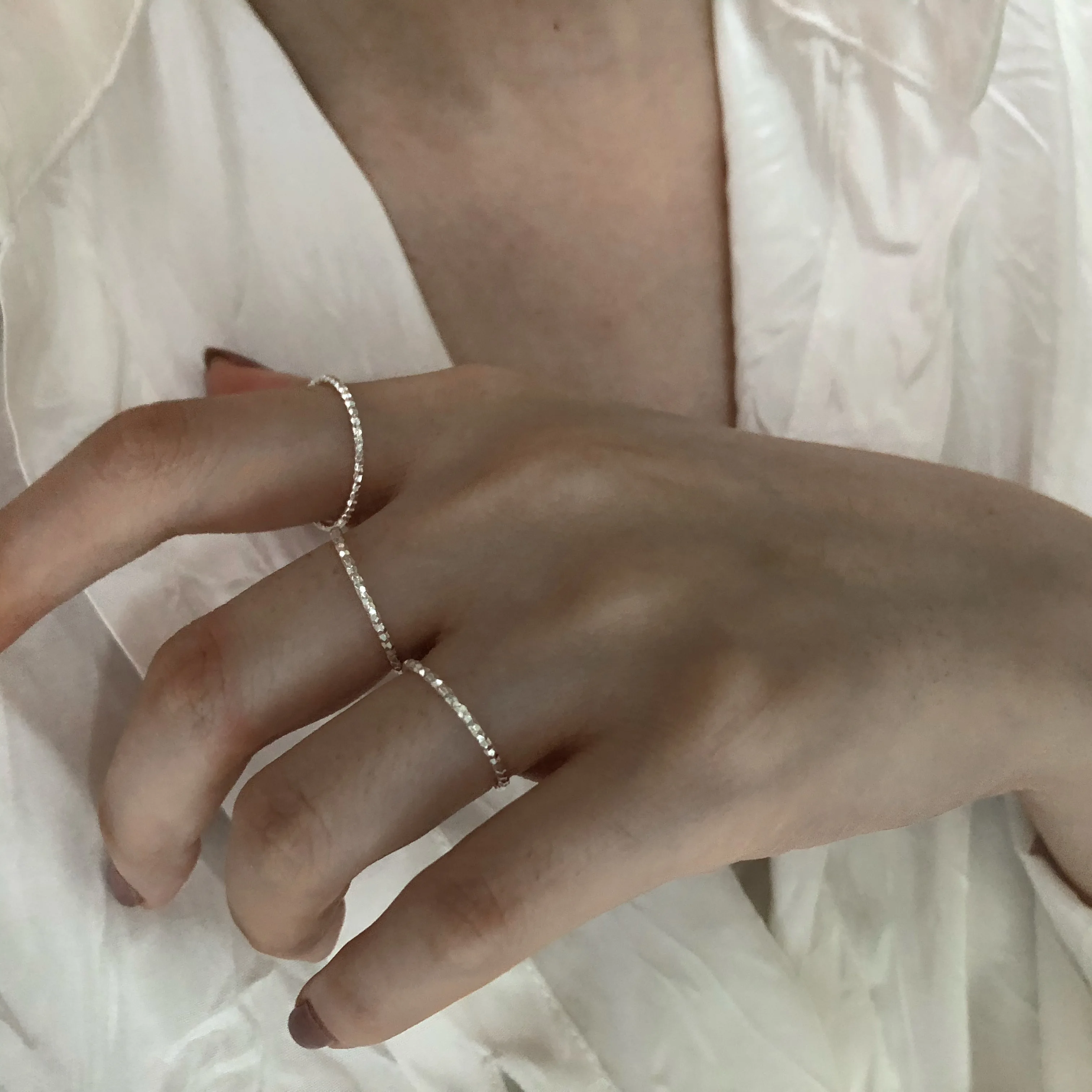 Street harbor wind ins cold wind whole body 925 sterling silver sparkling float temperament personality ring tail ring
Street harbor wind ins cold wind whole body 925 sterling silver sparkling float temperament personality ring tail ring