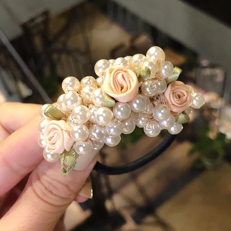 Simple Girl Hair Ropes Pearl Flowers Sweet Rubber Band Hair Ponytail Hair Tie Girl Beaded Scrunchies Pearl Elastic Hair Band
Simple Girl Hair Ropes Pearl Flowers Sweet Rubber Band Hair Ponytail Hair Tie Girl Beaded Scrunchies Pearl Elastic Hair Band