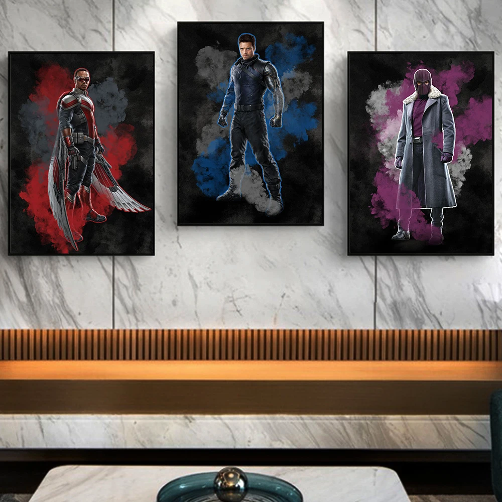 Marvel TV Series HD Poster Superhero Baron Zemo Canvas Painting The Falcon and The Winter Soldier Prints Art Home Bedroom Decor
Marvel TV Series HD Poster Superhero Baron Zemo Canvas Painting The Falcon and The Winter Soldier Prints Art Home Bedroom Decor
