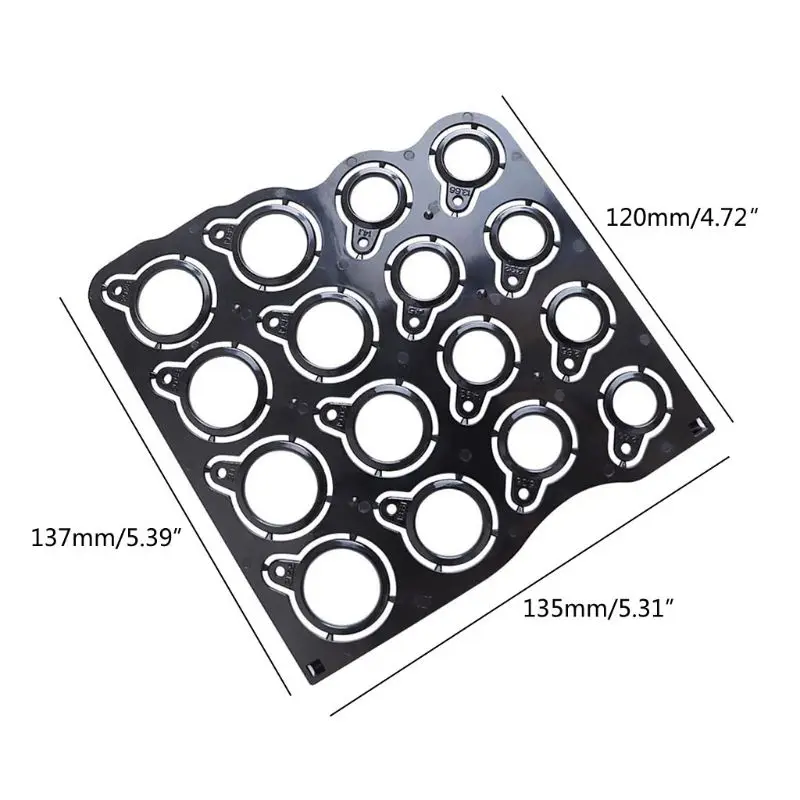 Black US Ring Sizer Board Finger Size Gauge Measure Tools Jewelry Sizing 2-13 with Half Size
Black US Ring Sizer Board Finger Size Gauge Measure Tools Jewelry Sizing 2-13 with Half Size