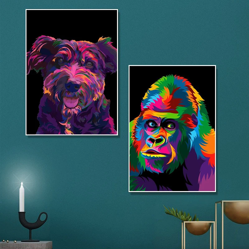 Watercolor Posters and Prints Abstract Animals Canvas Art Wall Paintings Lion, deer Monkey Pictures for Living Room Home Decor
Watercolor Posters and Prints Abstract Animals Canvas Art Wall Paintings Lion, deer Monkey Pictures for Living Room Home Decor