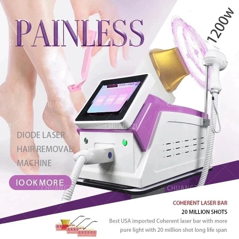 2022 3 Wavelength 755nm 808nm 1064nm Hair Removal Machine Skin Care Face Body Hair Removal Cooling Diode Laser
2022 3 Wavelength 755nm 808nm 1064nm Hair Removal Machine Skin Care Face Body Hair Removal Cooling Diode Laser