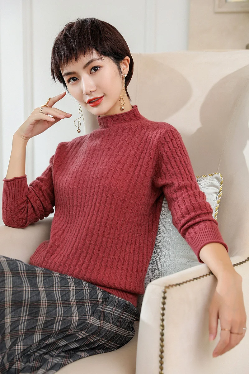 JECH2019 Women Sweater Women Cashmere Wool O-Neck Full Regular Striped Regular Pullovers Cashmere Sweater Women
JECH2019 Women Sweater Women Cashmere Wool O-Neck Full Regular Striped Regular Pullovers Cashmere Sweater Women