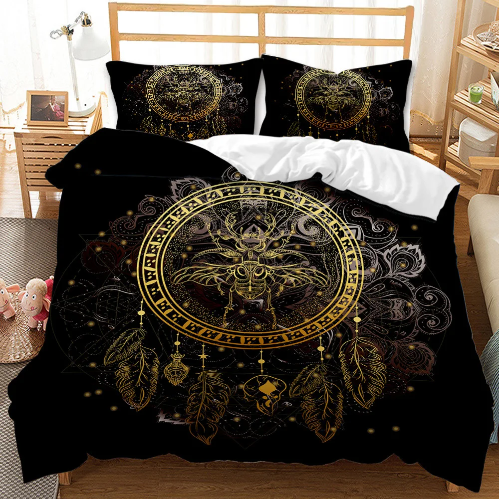 Dream catcher Bedding Set Bohemian Print Scorpion Dragonfly Tiger Unicorn Owl Comforter Duvet Cover set with pillowcase 3pcs
Dream catcher Bedding Set Bohemian Print Scorpion Dragonfly Tiger Unicorn Owl Comforter Duvet Cover set with pillowcase 3pcs