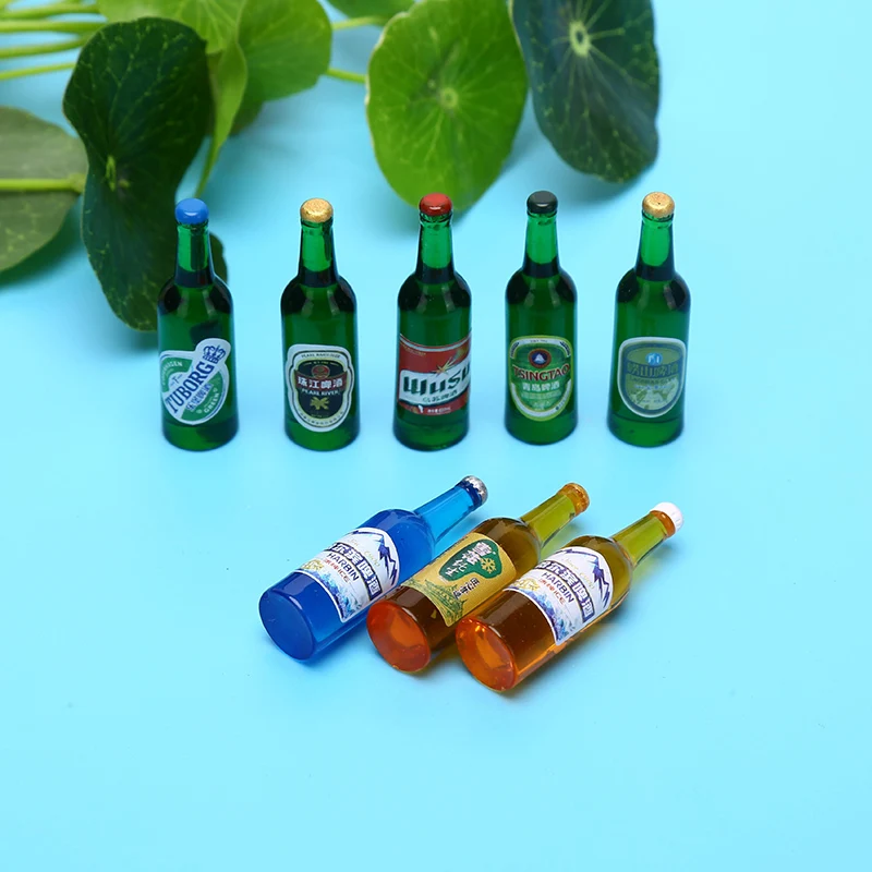 10 Pcs Miniatures Doll Food Kitchen Living Room Pretend Play Toys Mini Wine Bottles Beer Drink Bottles Dollhouse Accessories
10 Pcs Miniatures Doll Food Kitchen Living Room Pretend Play Toys Mini Wine Bottles Beer Drink Bottles Dollhouse Accessories