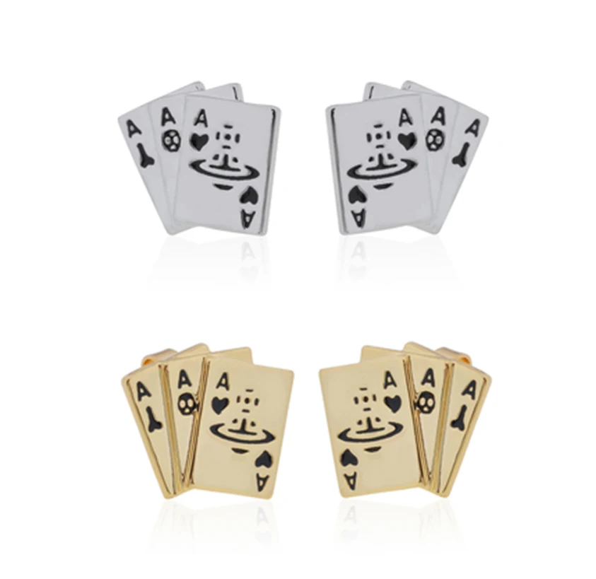 Classic Poker Women's Earrings Exquisite AAA Earrings Jewelry Luxury Jewelry Designer Wholesale
Classic Poker Women's Earrings Exquisite AAA Earrings Jewelry Luxury Jewelry Designer Wholesale