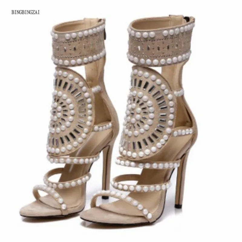 2022 new hollow rhinestone sexy ladies sandals suede women's shoes high-quality 10cm high heels 4-10 11 BBZAI
2022 new hollow rhinestone sexy ladies sandals suede women's shoes high-quality 10cm high heels 4-10 11 BBZAI