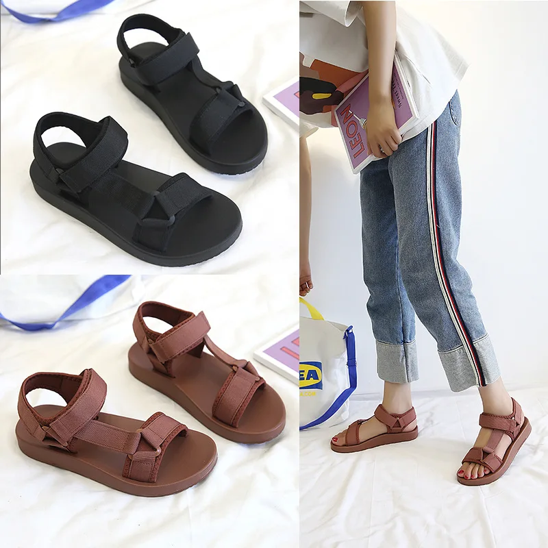 2020 New Women Sandals Slip On Peep Toe Female Summer Shoes Platform Flat Roman Sandals Ladies Comfortable Footwear NVLX12
2020 New Women Sandals Slip On Peep Toe Female Summer Shoes Platform Flat Roman Sandals Ladies Comfortable Footwear NVLX12