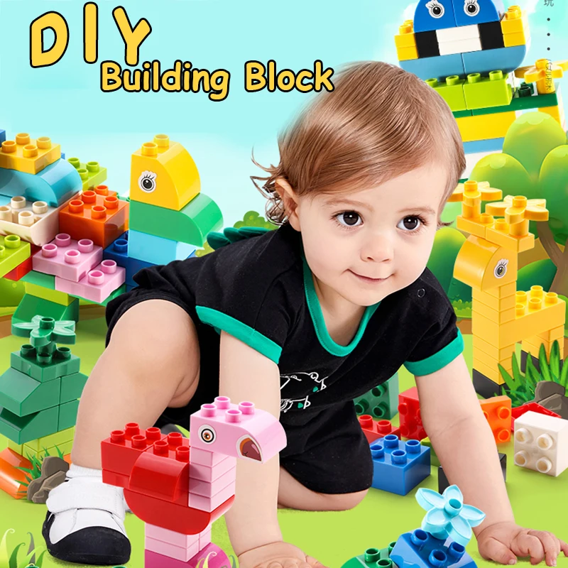 50-300pcs Big Size Building Block Large Puzzle Assembly Kids Baby Toddler Toys For Children Colorful Bulk Bricks Construction
50-300pcs Big Size Building Block Large Puzzle Assembly Kids Baby Toddler Toys For Children Colorful Bulk Bricks Construction