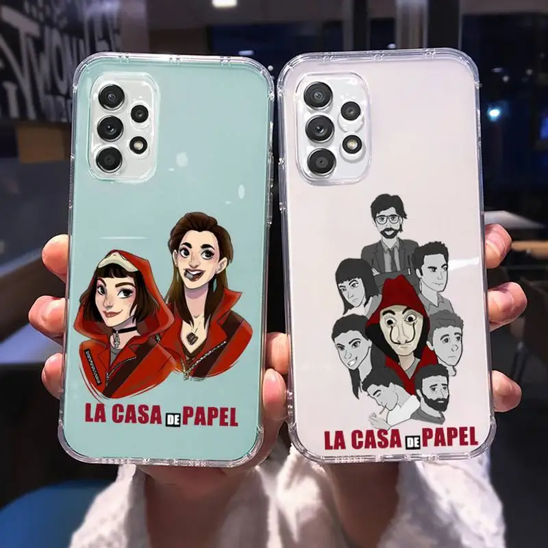 la casa de papel soft Phone Case for Samsung A 51 50 52 12 21s 31 40 70 71 note S 20 10 21 ultra plus fe clear coque shell
la casa de papel soft Phone Case for Samsung A 51 50 52 12 21s 31 40 70 71 note S 20 10 21 ultra plus fe clear coque shell